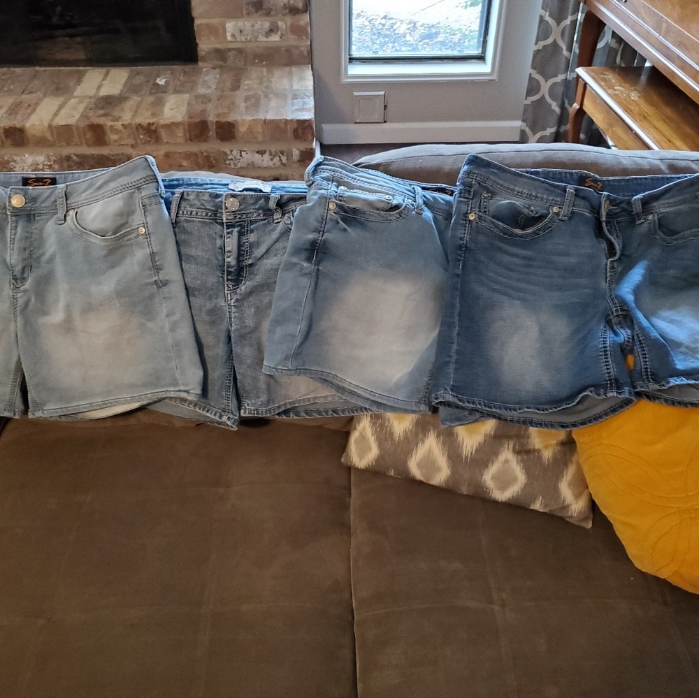 4 pairs Seven Jean shorts size 12.